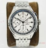 G8 Factory Breitling Premier Chronograph 42mm Watch A7750 White Face 316L Steel